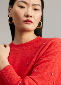 Hot Jersey detalles cristal Punto