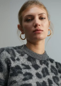 Discount Jersey fantasía animal print Animal Print|Punto