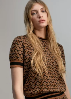 Jersey monograma bicolor Punto