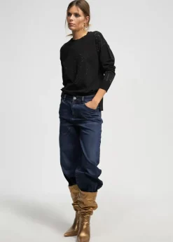 Best Jersey punto logo strass Punto|Sudaderas