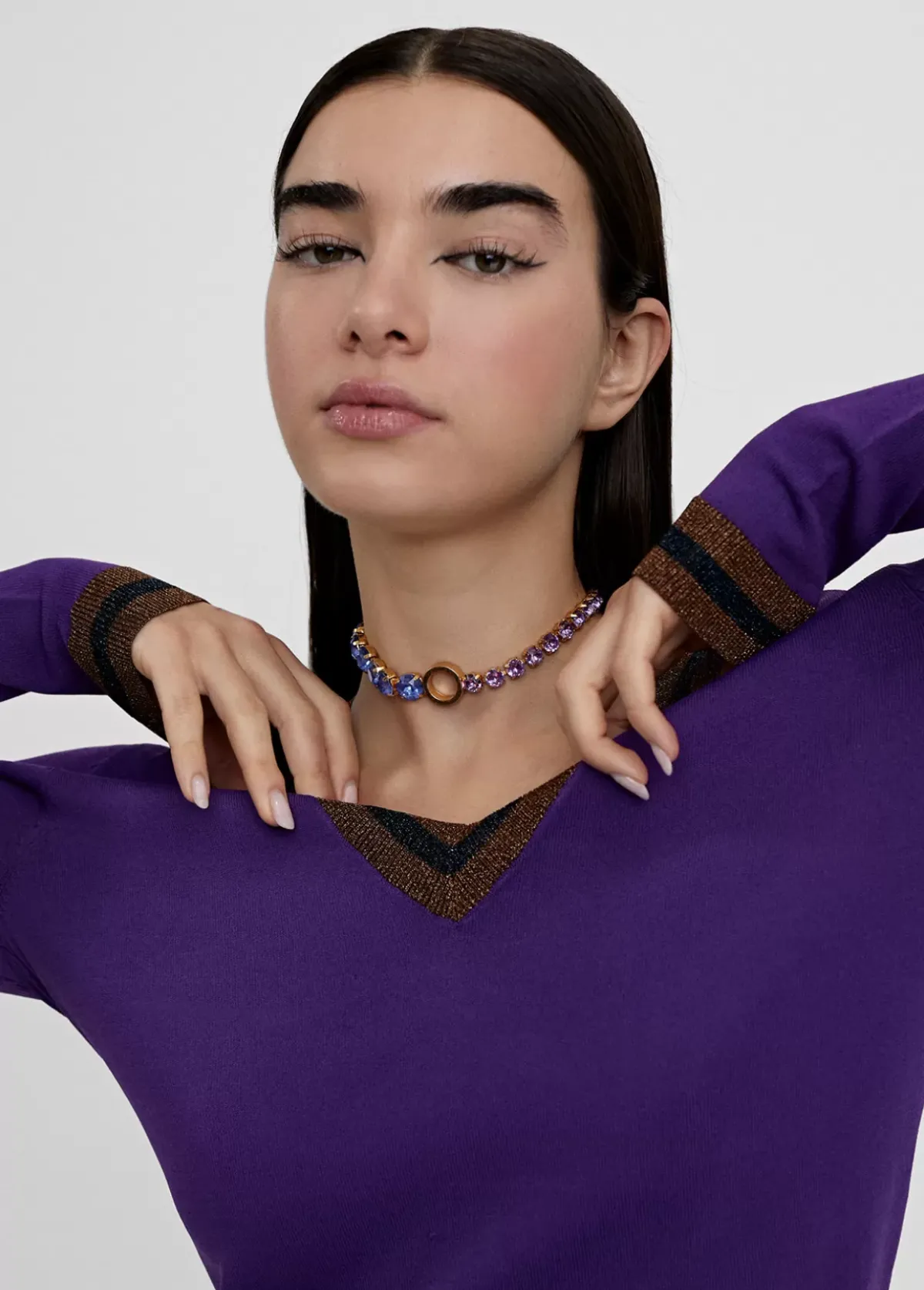 Online Jersey punto lurex Punto