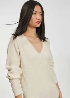 Sale Jersey punto trenzado Punto