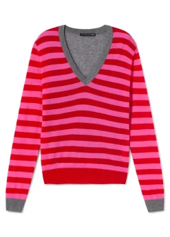 Outlet Jersey rayas bicolor Punto