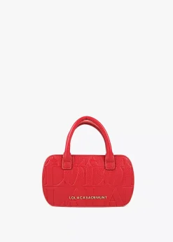 Mini bandolera con logo grabado Bolsos