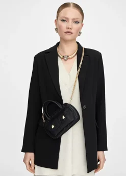 Hot Mini bandolera con logo grabado Bolsos