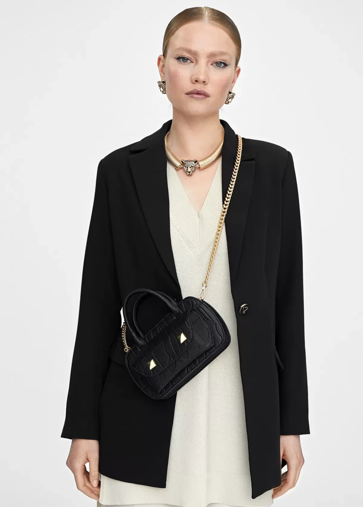 Hot Mini bandolera con logo grabado Bolsos