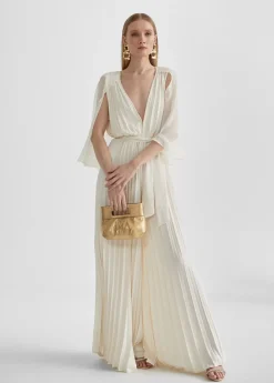 Clearance Mono plisado mangas capa Vestidos Y Faldas