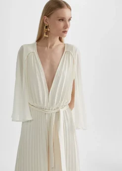 Clearance Mono plisado mangas capa Vestidos Y Faldas