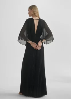 Online Mono plisado mangas capa Vestidos Y Faldas