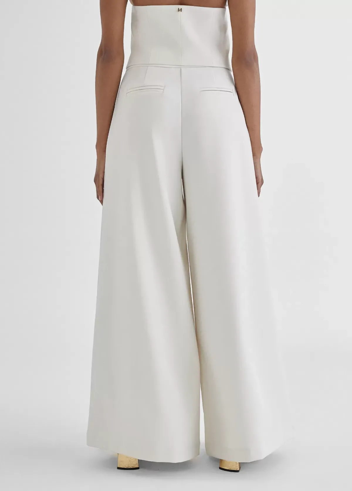 Online Pantalón ancho y fluído Pantalones