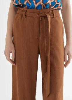 Online Pantalón cinturón y aberturas Pantalones