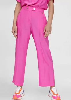 Pantalón cropped monocolor Pantalones