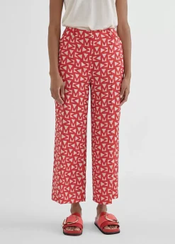 Hot Pantalón cropped monograma Pantalones