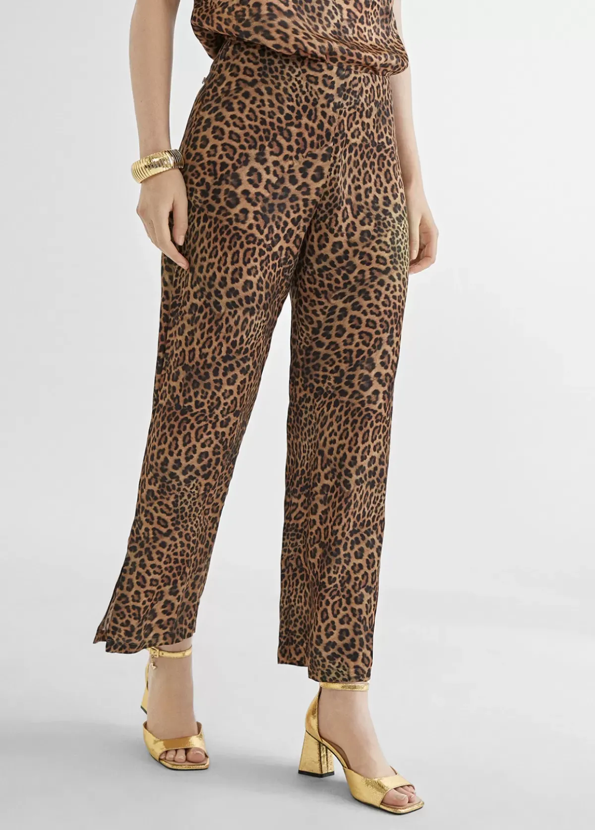 Hot Pantalón culotte animal print Pantalones