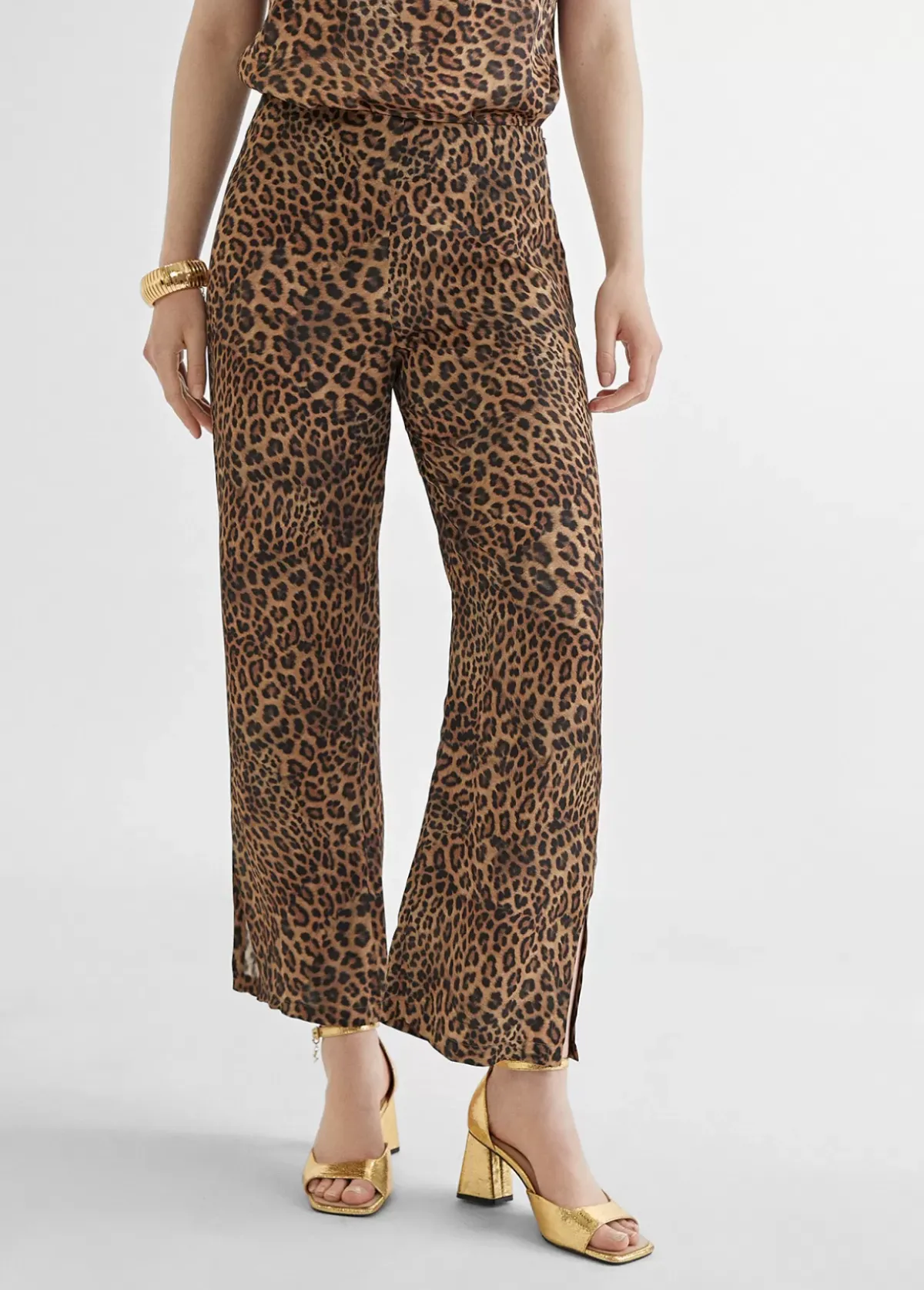 Hot Pantalón culotte animal print Pantalones