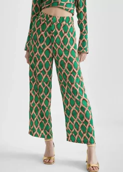 New Pantalón culotte estampado Pantalones