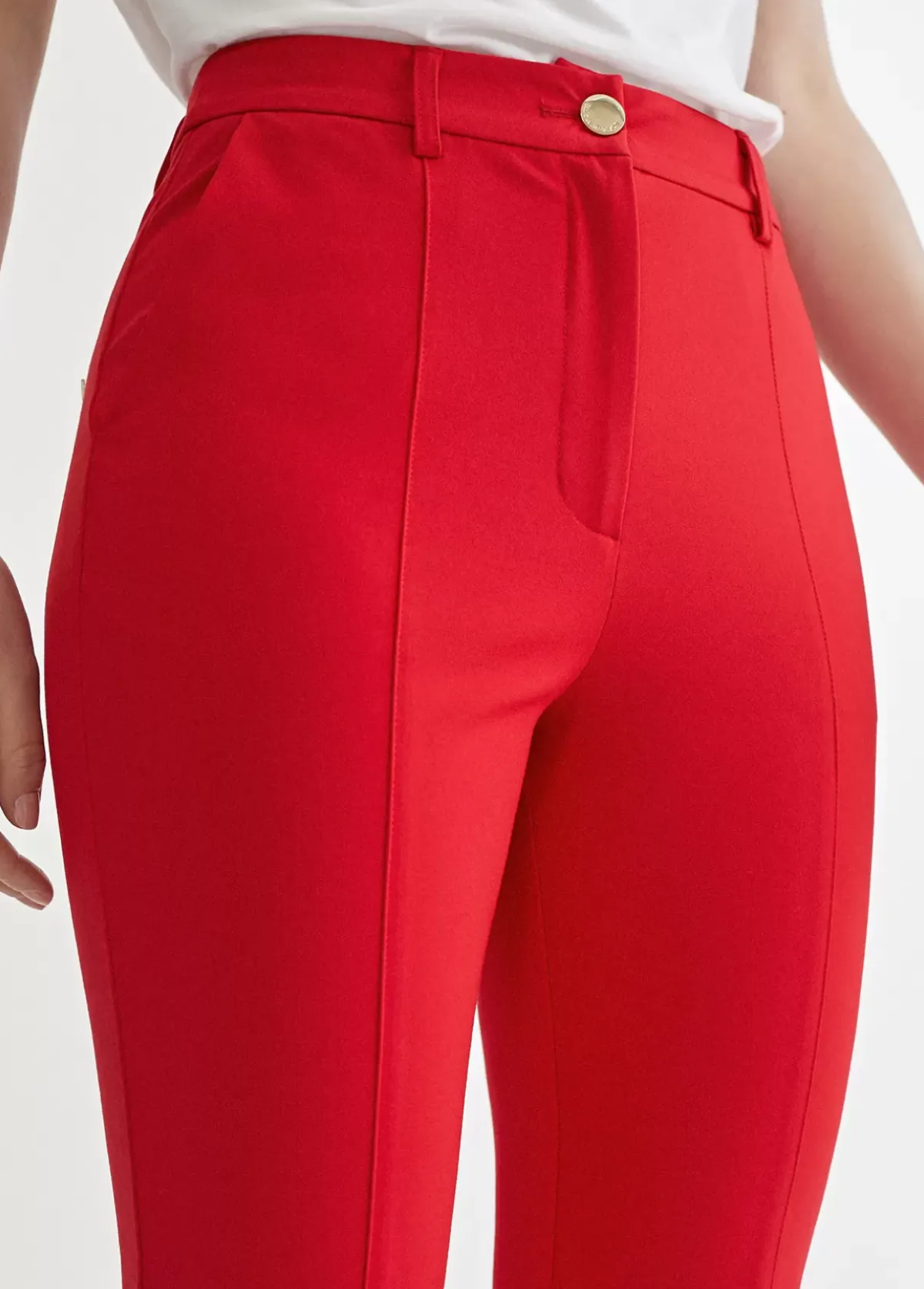 Clearance Pantalón de punto campana Pantalones