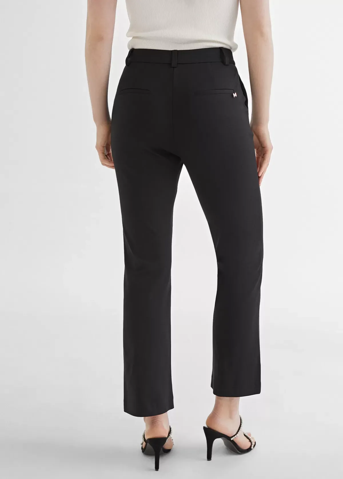 Hot Pantalón de punto campana Pantalones