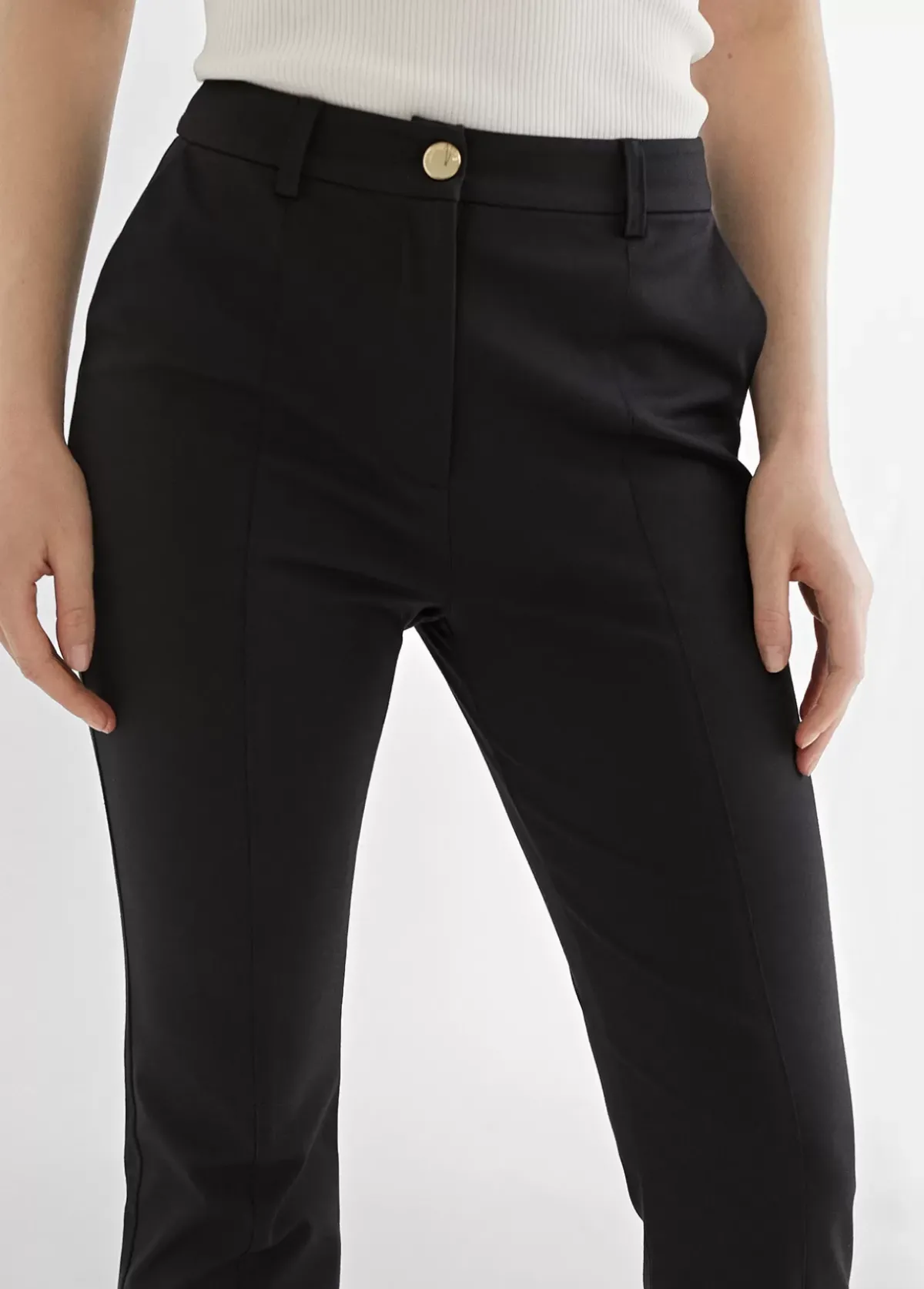 Hot Pantalón de punto campana Pantalones