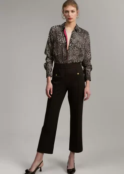 Hot Pantalón detalle botón Pantalones