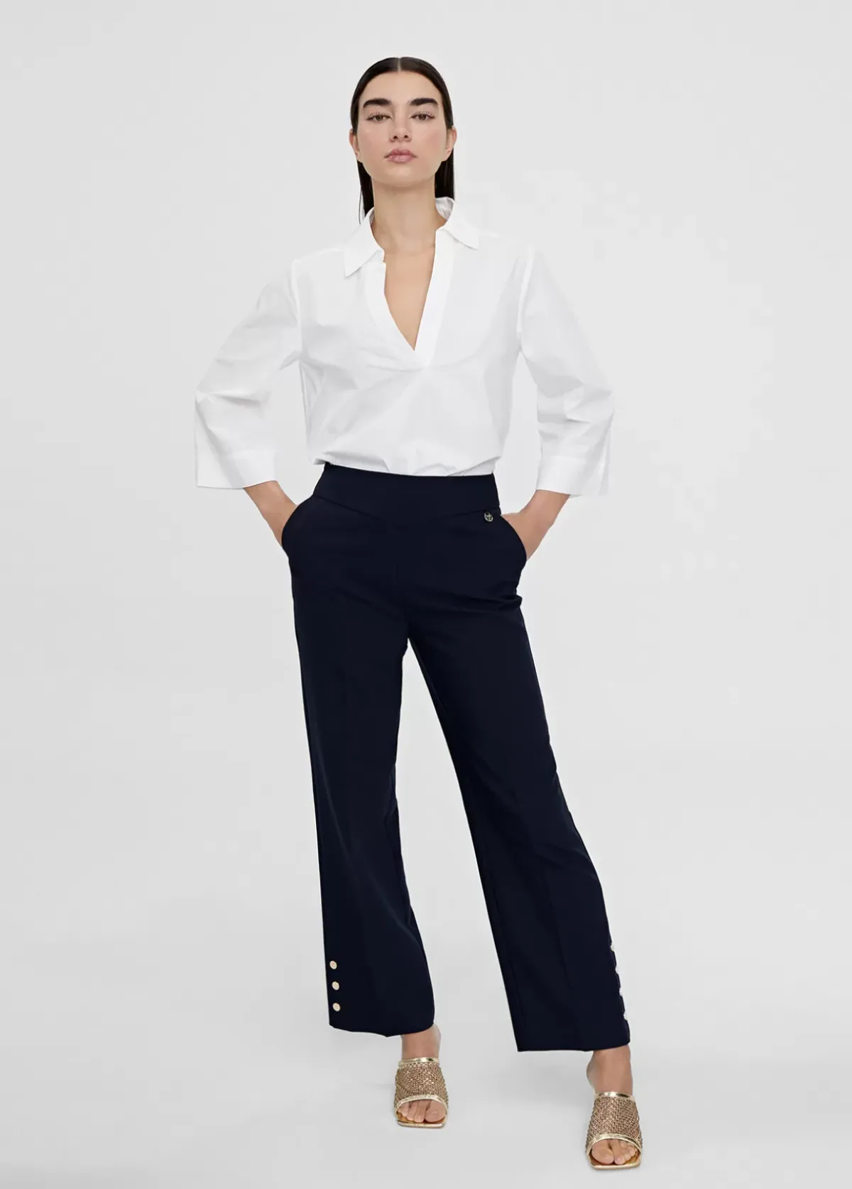 Outlet Pantalón detalle botones Pantalones