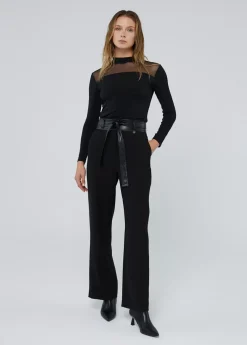 Discount Pantalón detalle cintura Pantalones