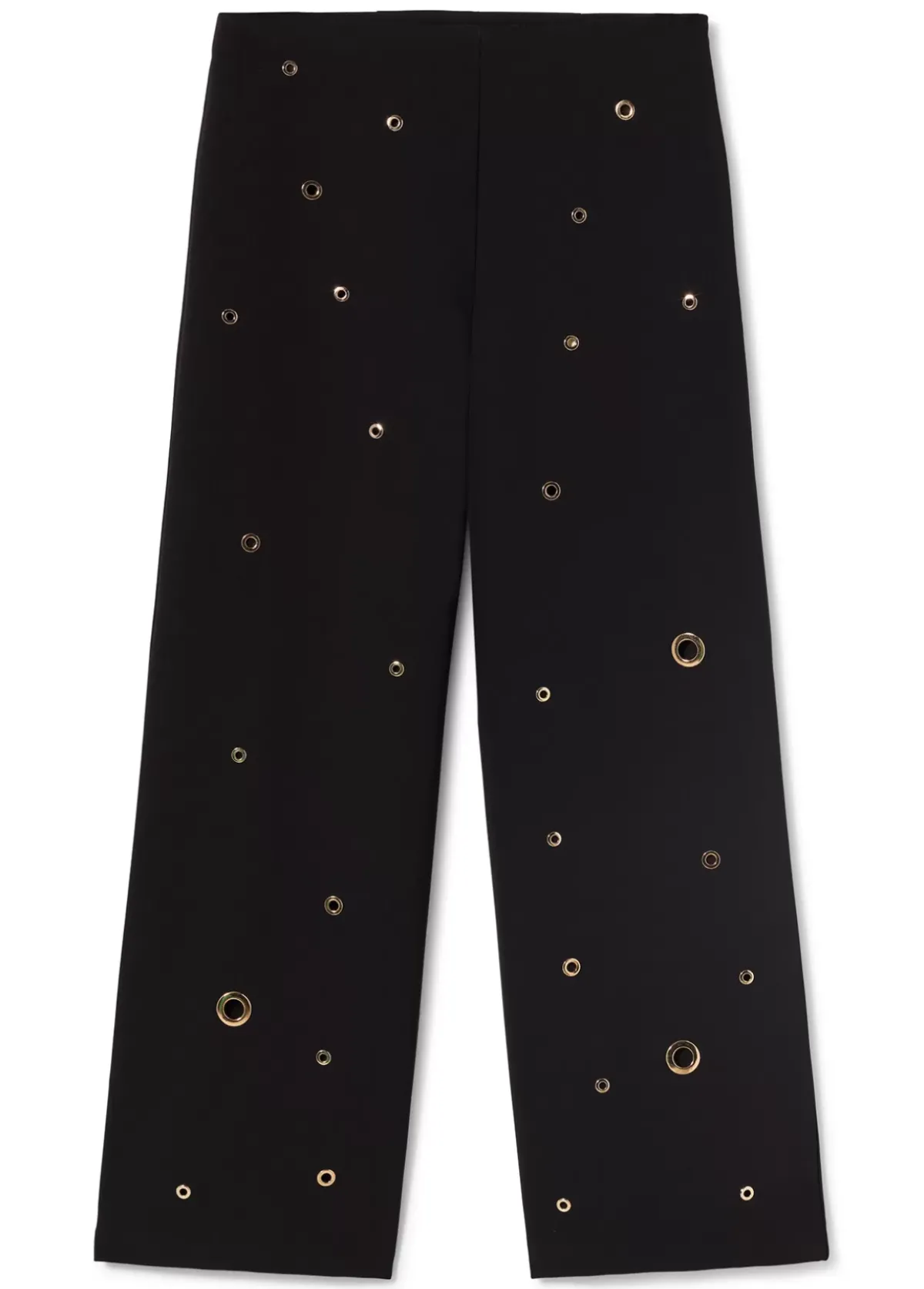 Outlet Pantalón detalle eyelets Pantalones