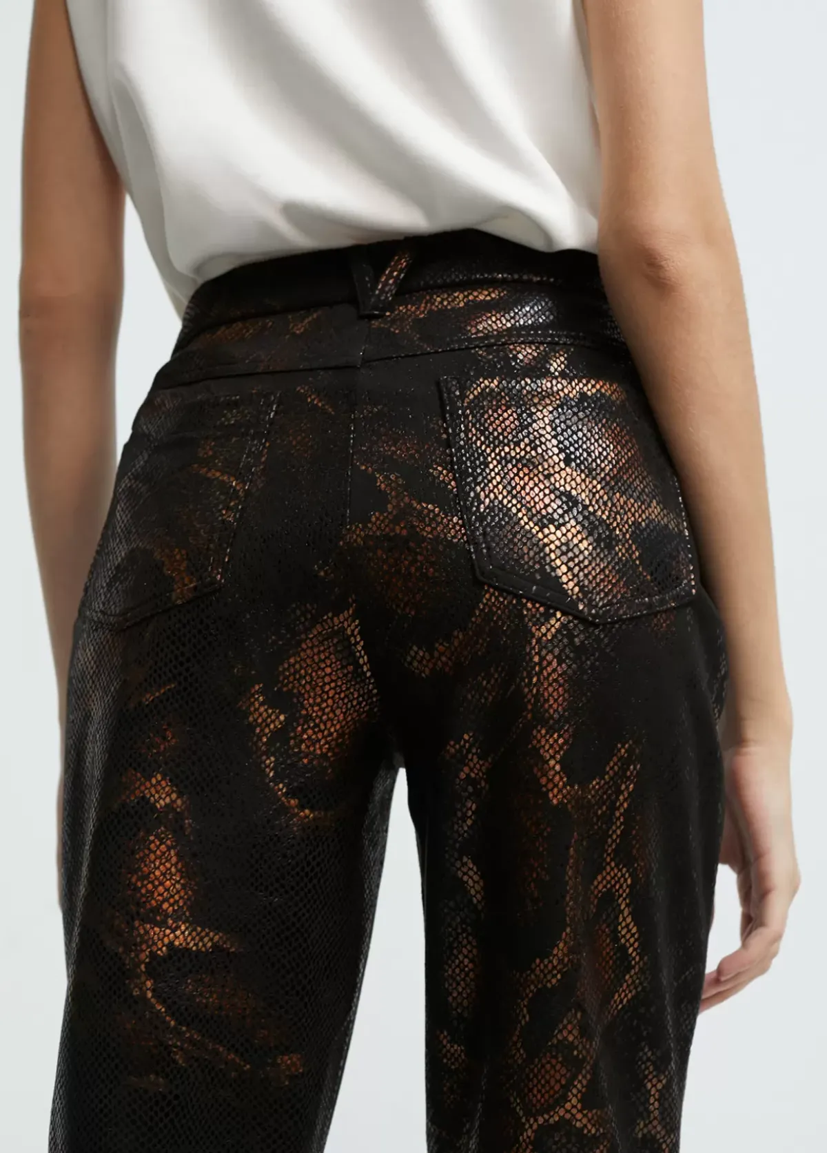 Discount Pantalón estampado animal Pantalones