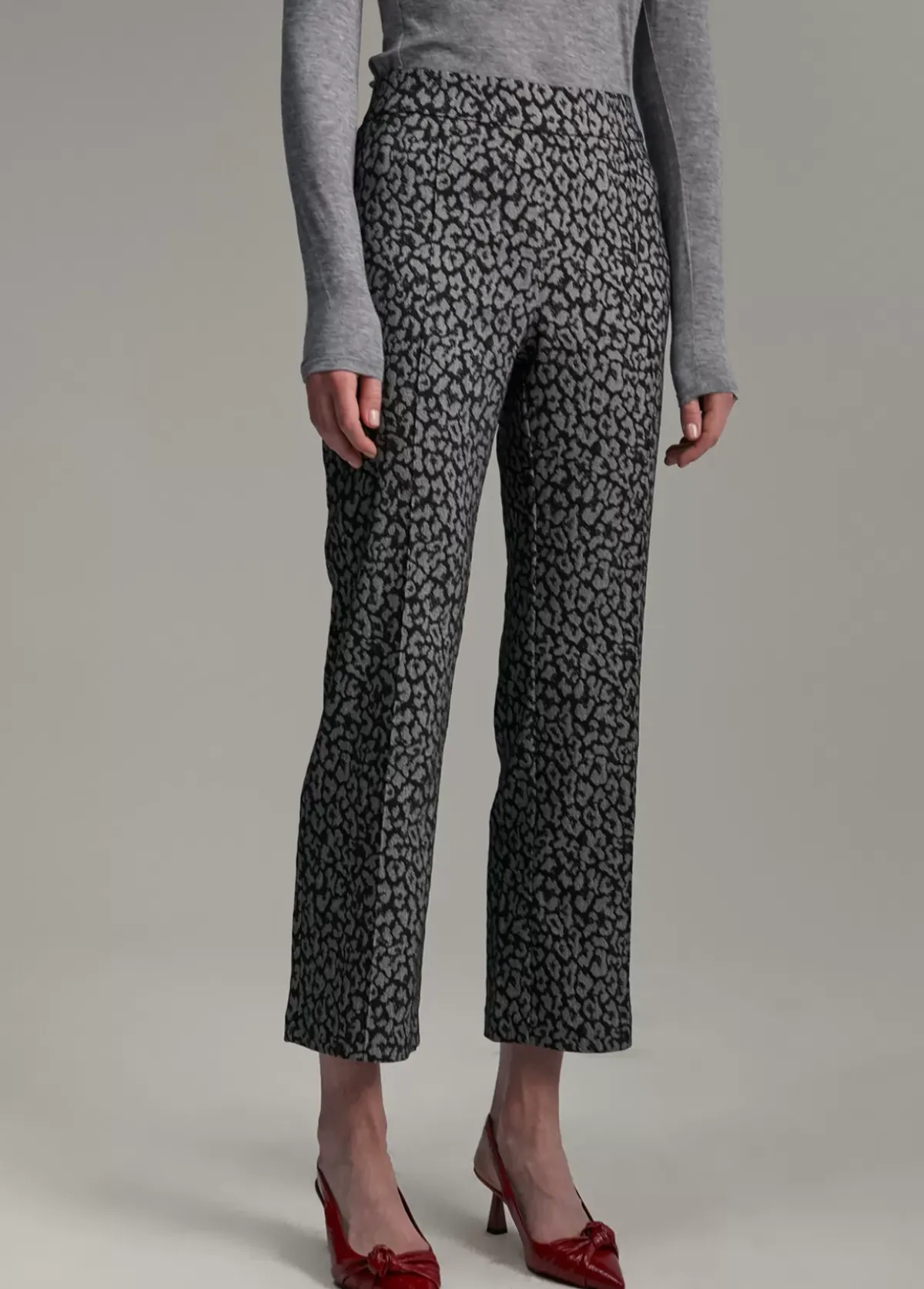 Pantalón jacquard animal print Animal Print|Pantalones