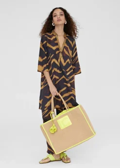 Pantalón jogging estampado zebra Pantalones|Baño