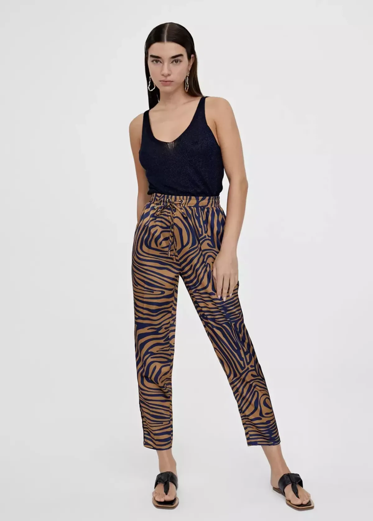 Best Pantalón jogging estampado cebra Pantalones