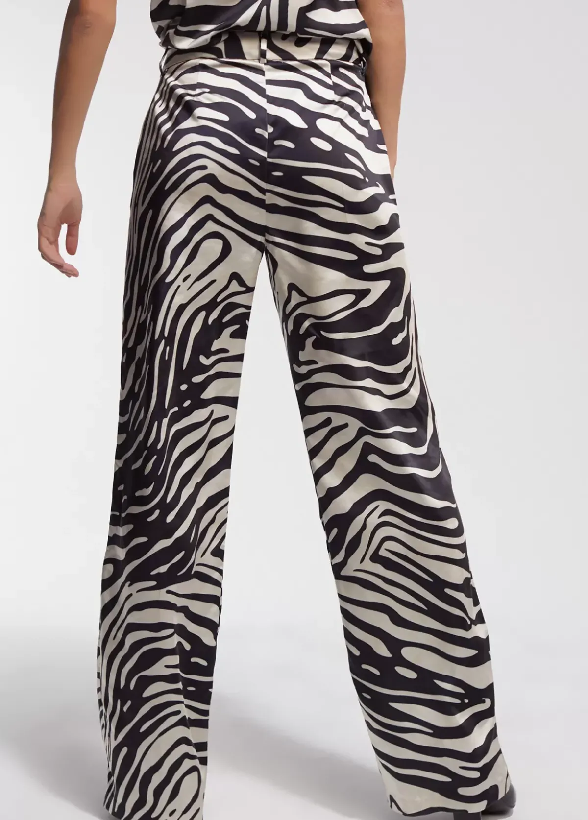 Sale Pantalón palazzo cebra Animal Print|Pantalones