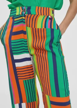 Sale Pantalón palazzo multicolor Pantalones