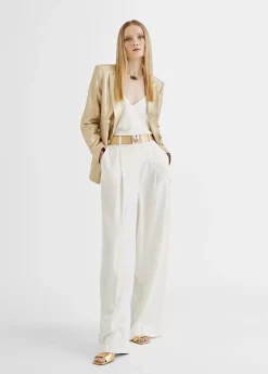 Online Pantalón pinzas fluido Pantalones