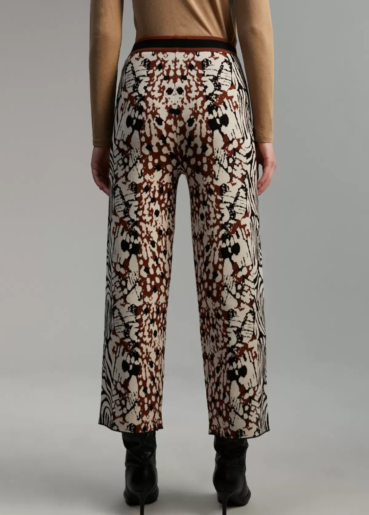 Best Pantalón punto animal print Animal Print|Punto