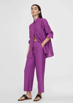 Sale Pantalón recto fluido Pantalones