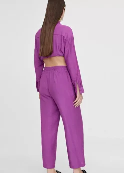 Sale Pantalón recto fluido Pantalones