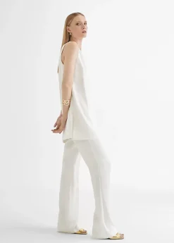 Outlet Pantalón recto fluido Pantalones