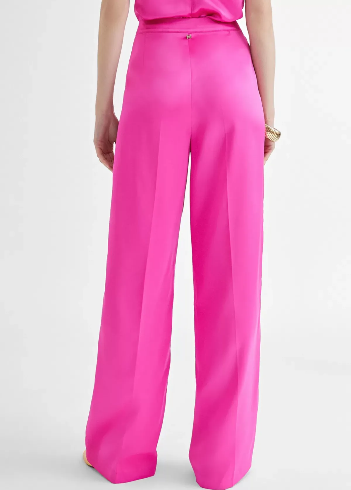 Sale Pantalón recto satinado Pantalones