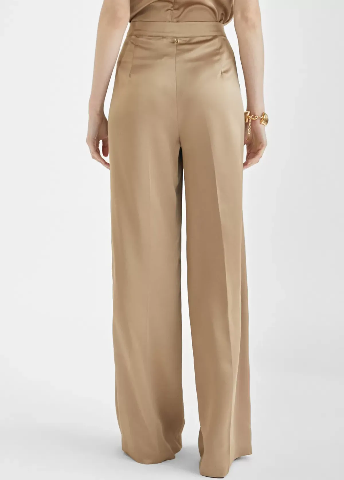 Sale Pantalón recto satinado Pantalones