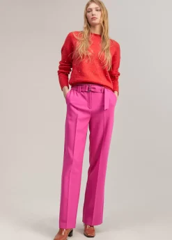 Online Pantalón wideleg cinturón Pantalones