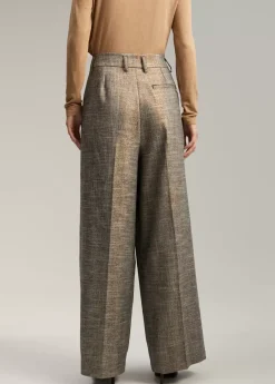 New Pantalón wideleg cuadros Pantalones