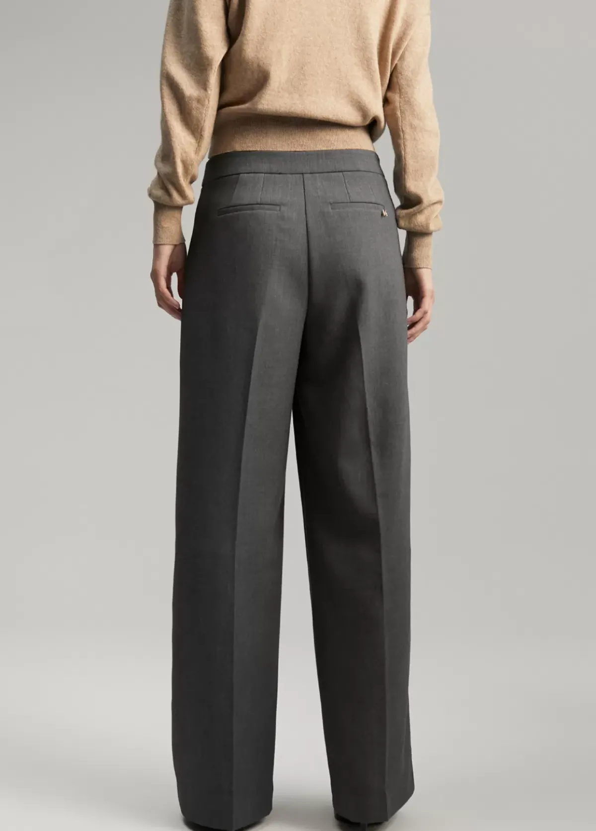 Online Pantalón wideleg detalle snaps Pantalones