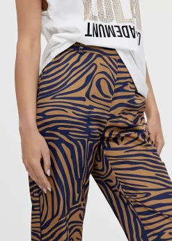 Best Pantalon recto estampado animal Pantalones