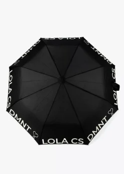 Online Paraguas pequeño automático logo | Complementos | Lola Casademunt Paraguas