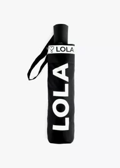 Online Paraguas pequeño automático logo |  Complementos | Lola Casademunt Paraguas