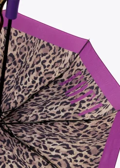 Outlet Paraguas pequeño automático animal print | Lola Casademunt Animal Print|Paraguas