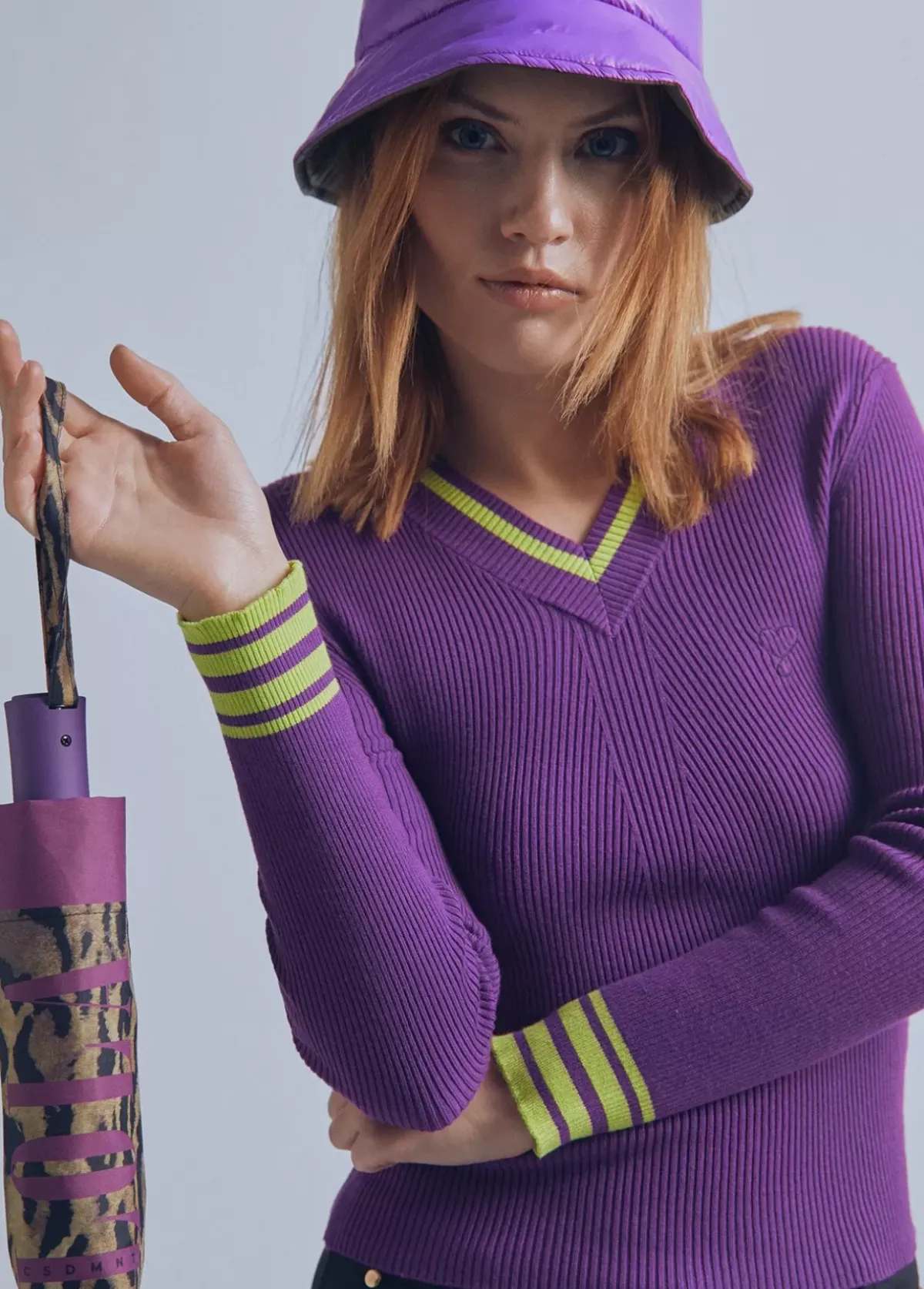 Outlet Paraguas pequeño automático animal print | Lola Casademunt Animal Print|Paraguas