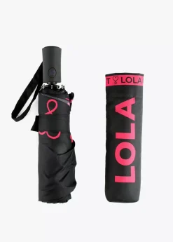 Clearance Paraguas pequeño negro automático |  Complementos | Lola Casademunt Paraguas
