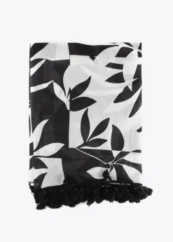Hot Pareo blanco y negro. Accesorios|Baño